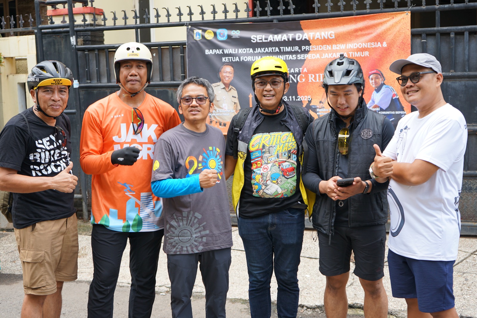 400 Pesepeda Rayakan Semangat Hari Pahlawan di RT8 RW4 Malaka Jaya: