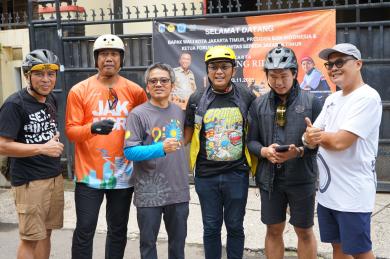 400 Pesepeda Rayakan Semangat Hari Pahlawan di RT8 RW4 Malaka Jaya: