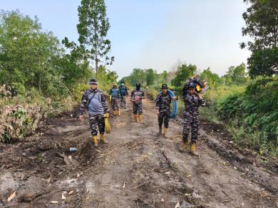 Perkuat Sinergi, Lanal Banjarmasin Bersama Forkopimda Kalsel Gelar Rakor Strategi Penanganan Karhutl
