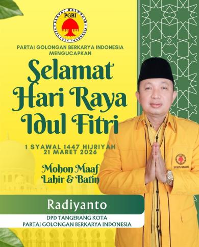 Radianto Sampaikan Ucapan Selamat Hari Raya Idul Fitri 1447 H