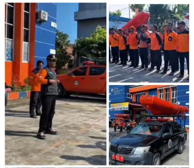 Konten Kreator Hilang Terseret Banjir, PUSDALOPS BPBD Demak Lakukan Pencarian