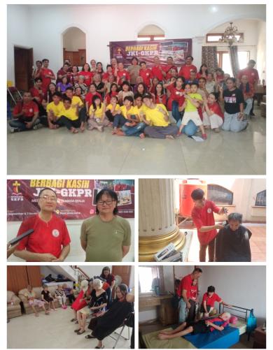 JKI-GKPR Gelar Bakti Sosial "Menjadi Berkat Di Usia Senja Bagi Lansia dan Anak Panti"